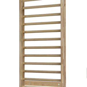 Scoliosis Stall Bar, Beech Wood, 90.5 x 39.37 inches, 16 Rungs, code 221-F-2-REHA