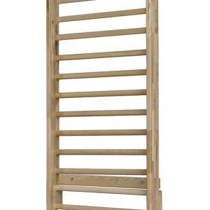 Stall Bars New Jersey, 6 feet, 6 inches x 2 feet, 9 1/2 inches, Beech Wood, 14 Rungs, code 253-Reha-Beech